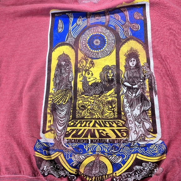 The Doors Oversized Graphic Sweatshirt Sacramento Memorial Auditorium Crewneck - Picture 4 of 10